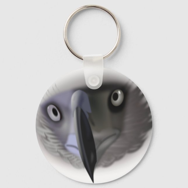 Chaveiro Abstrato Eagle Face Key Chain (Frente)
