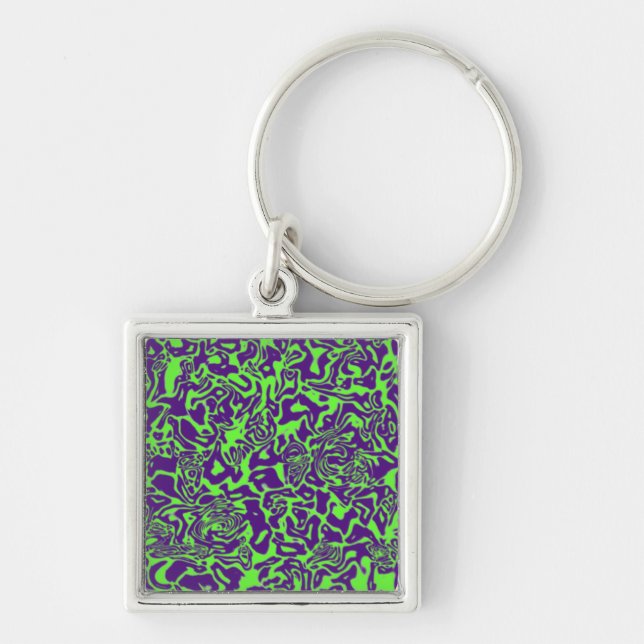 Chaveiro Abstrato Swirl (Frente)