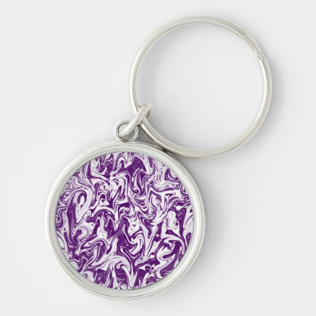Chaveiro Abstrato Swirl (Frente)