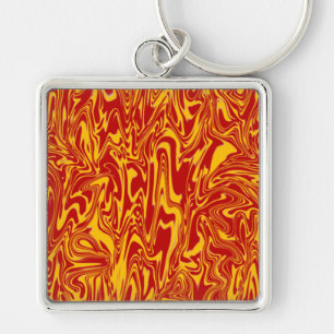 Chaveiro Abstrato Swirl