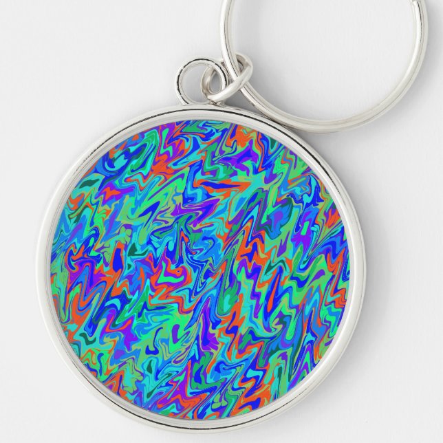 Chaveiro Abstrato Swirl (Frente)