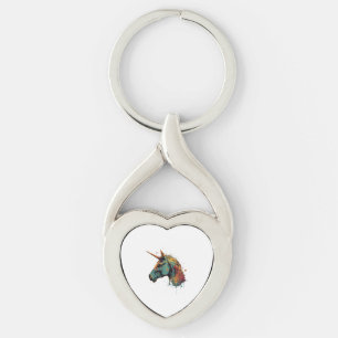 Chaveiro Abstrato Unicorn