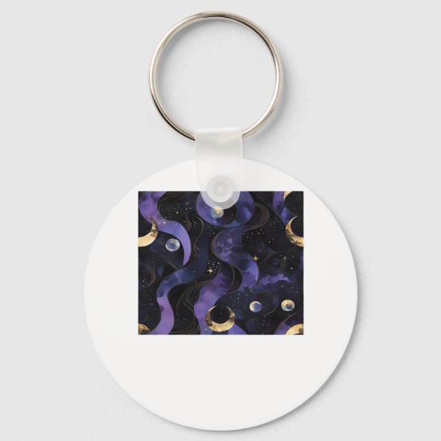 Chaveiro Abstrato Whimsigoth Pattern Classic (Frente)