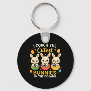 Chaveiro Academia de Artes Marciais de Páscoa Coelhinhos Ma