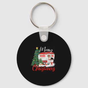 Chaveiro Acampamento das Camisas de Árvore de Natal Luzes d