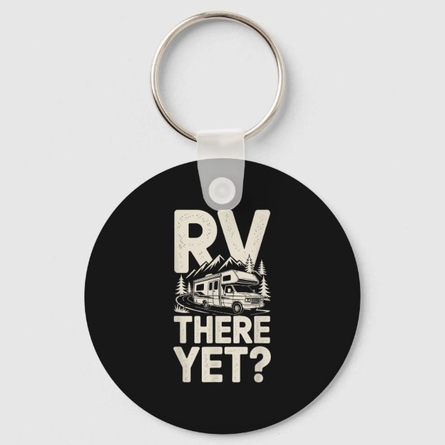 Chaveiro Acampamento de Rv trailer rv ainda viagem de carro (Frente)