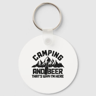 Chaveiro Acampamento e Cerveja É Por Isso Que Estou Aqui Ca