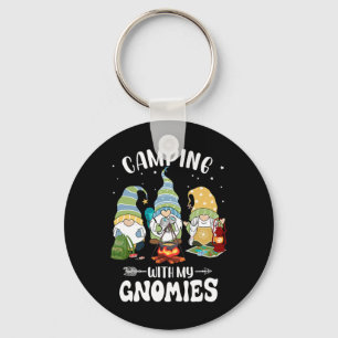 Chaveiro Acampando Com Meus Gnomos Divertidos Acampamento G