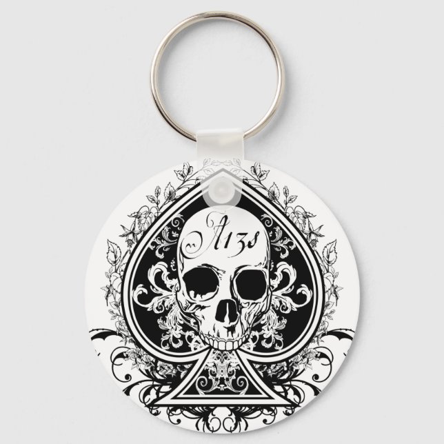 Chaveiro Ace Skull (Frente)