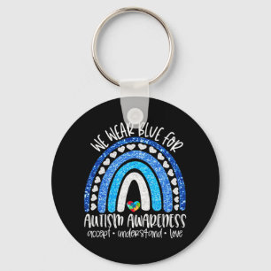 Chaveiro Aceitar Compreender o Amor - Vestimos Azul para o