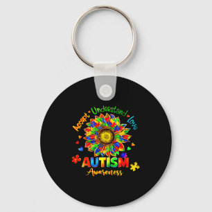 Chaveiro Aceitar entender amor consciência do autismo giras