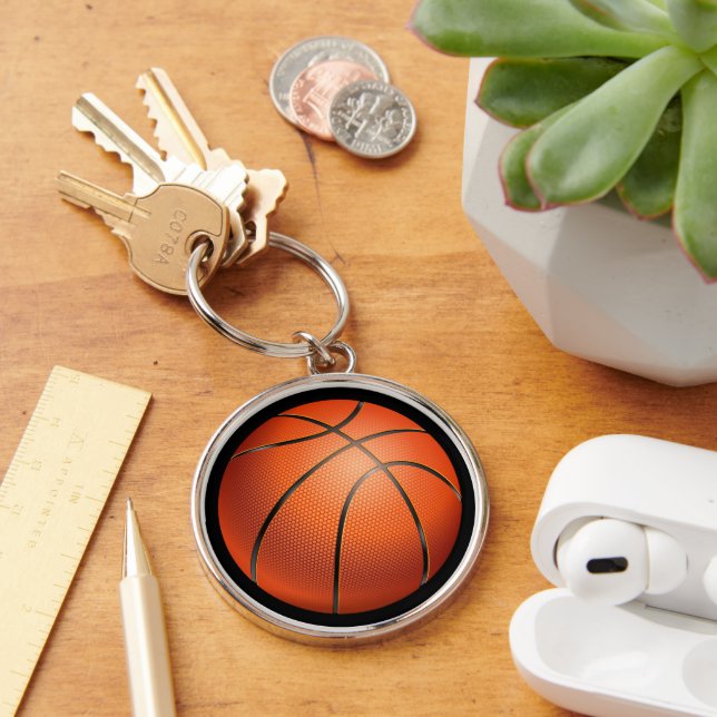 Chaveiro Acessório Divertido de Basquete para Amantes do Es (Mesa)