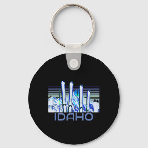 Chaveiro Acessórios de Esqui Idaho Retro Esqui Idaho