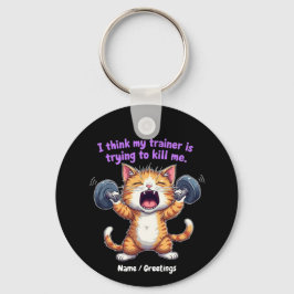 Chaveiro Acho Que Meu Treinador Está Tentando Me Matar Engr