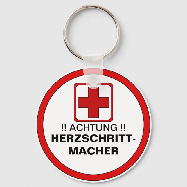 Chaveiro ACHTUNG! Herzschrittmacher (Frente)