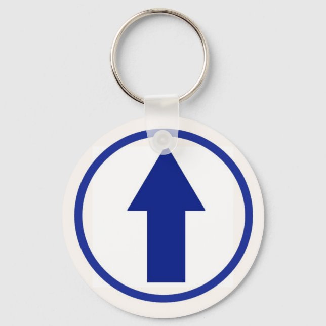Chaveiro Acima da influência - Azul (Frente)