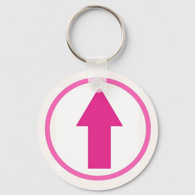 Chaveiro Acima da influência - Rosa (Frente)
