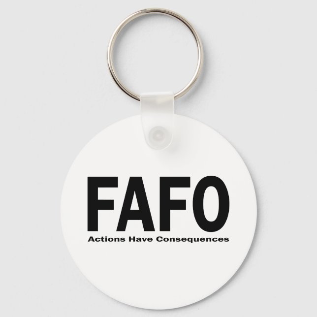 Chaveiro Ações da FAFO têm Consequências (Frente)