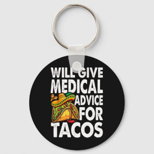 Chaveiro Aconselhamento Médico Para Tacos Cinco Mexicanos D