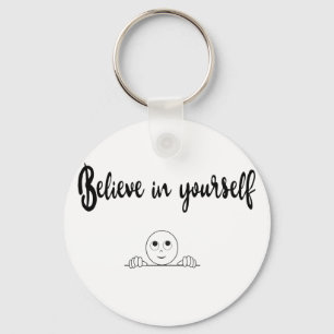 Chaveiro Acredite Em Seu Texto E Imagem