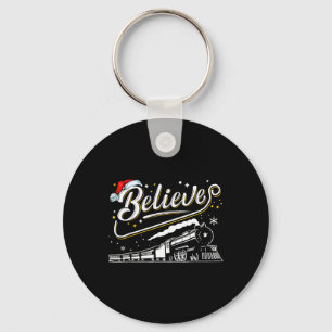 Chaveiro Acredite em trem Natal Polar Express F do Polo Nor
