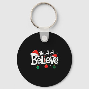 Chaveiro Acreditem no Natal, Santa Claus Reindeer Candy Can