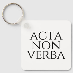 Chaveiro Acta Non Verba