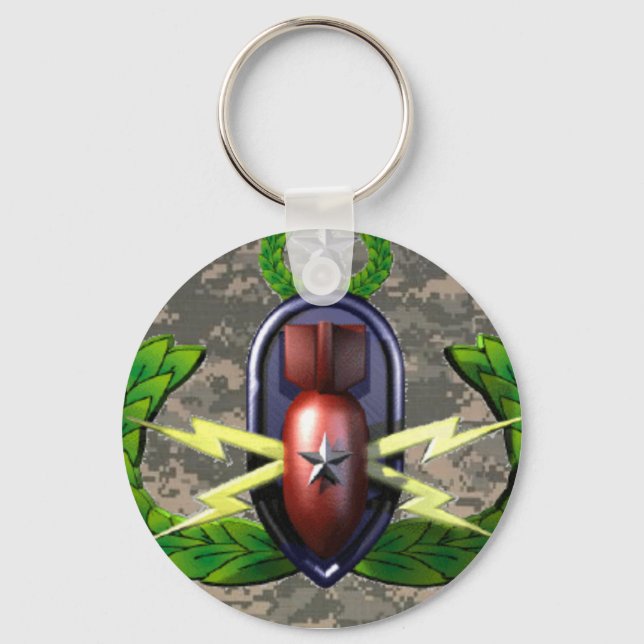 Chaveiro ACU EOD Crachá Key Chain (Frente)