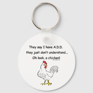 Chaveiro ADD Chicken Humor