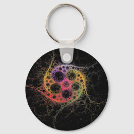 Chaveiro Aderido ao Anel de Chaves Redondas do Centro