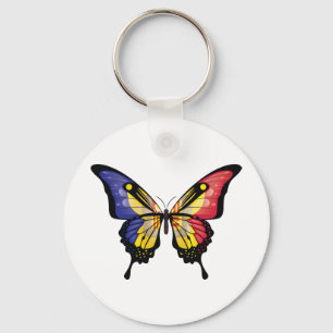 Chaveiro Adesivo de Sinalizador da Borboleta de Swallowtail
