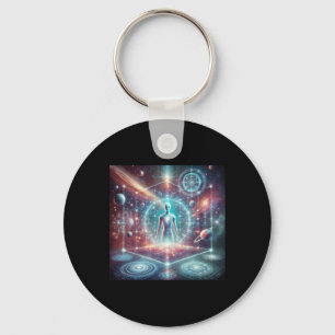 Chaveiro Adesivo do Meta2physical Alienígena Lives