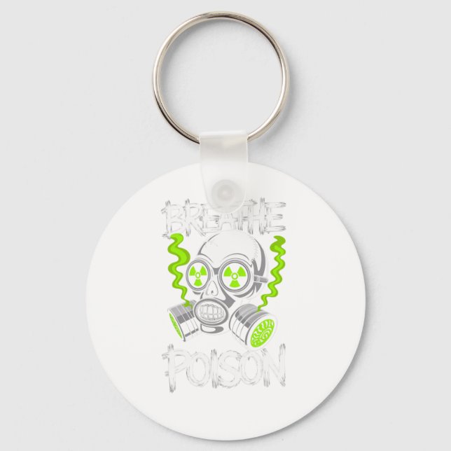 Chaveiro Adesivo do Toxic Skull Drifter  (Frente)