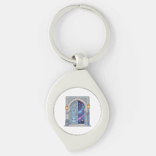 Chaveiro Adesivo Porta Marroquina Mágica Kawaii Fofa Galáxi