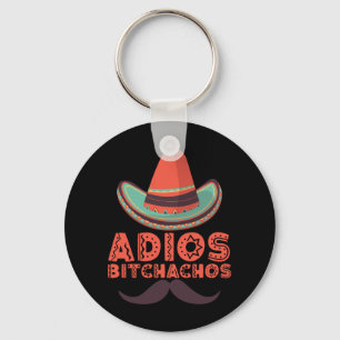 Chaveiro Adeus Bitchachos Sombrero Retro Cinco De Mayo