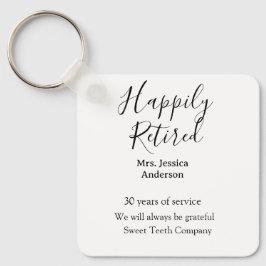 Chaveiro Adição de aposentadoria feliz anos de serviço apos