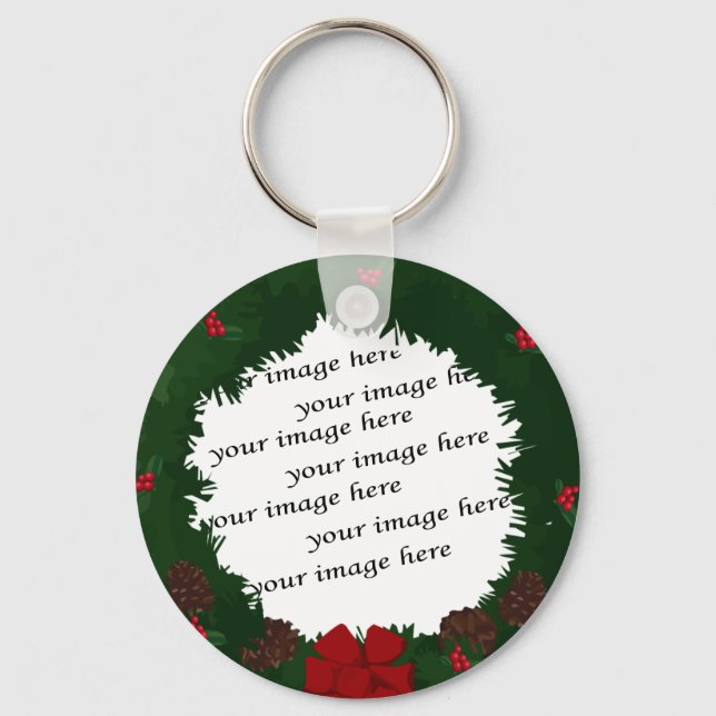 Chaveiro Adicionar a sua fotografia (Frente)