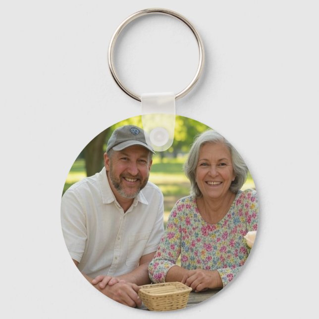 Chaveiro Adicionar Foto Aposentada Personalizar (Frente)