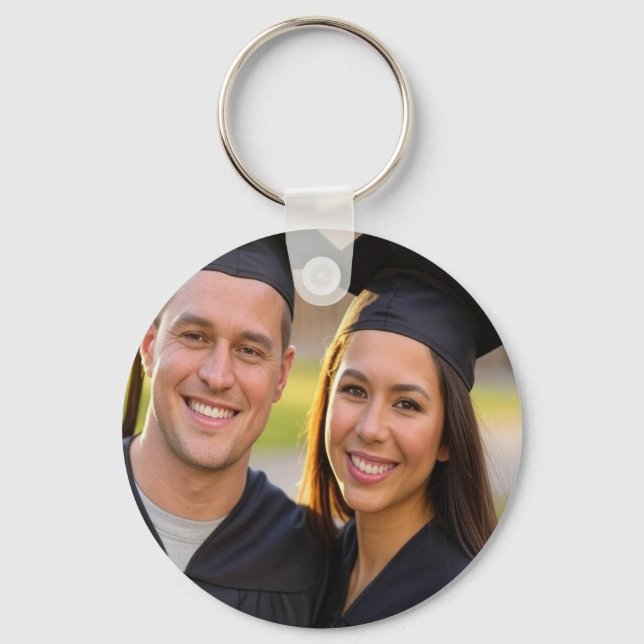 Chaveiro Adicionar Foto de Formatura Personalizada (Frente)