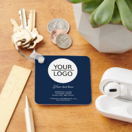 Chaveiro Adicionar logotipo Marinho de promoção de texto pe