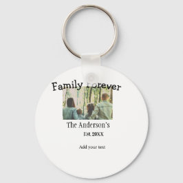Chaveiro Adicionar nome de família foto ano rusticidade fer