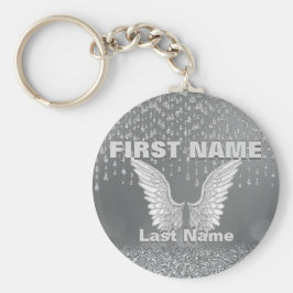 Chaveiro Adicionar nome | Lágrimas de prata