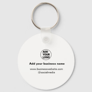 Chaveiro adicionar simples logo mínimo/design personalizado