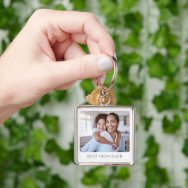 Chaveiro Adicione a foto dos seus filhos Melhor Mãe do Mund