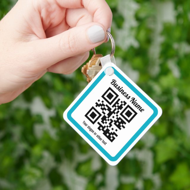 Chaveiro Adicione o URL de qualquer site e crie um código Q (Mão)