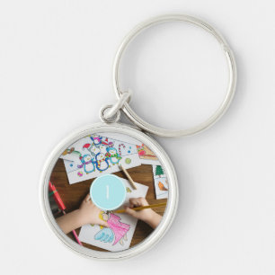 Chaveiro Adicione seu próprio Keyring Customisable da foto