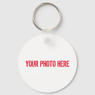 Chaveiro Adicione sua foto! botão personalizável