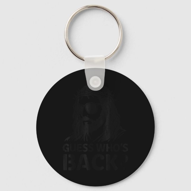 Chaveiro Adivinha Quem Devolve Jesus Páscoa Engraçado Homen (Frente)