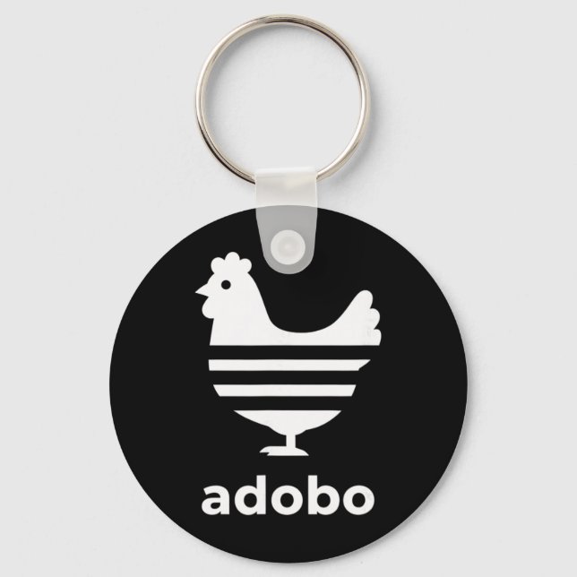 Chaveiro Adobo de Frango Pinoy, Orgulho da Comida Filipina  (Frente)