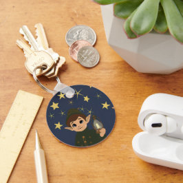 Chaveiro Adorable Elfe et Nuit Étoilée
